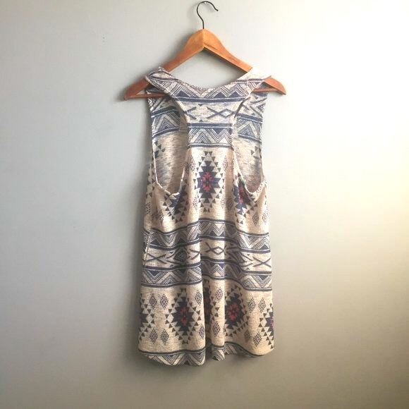2 for $25 Eclipse Knit Racerback Aztec Top - Picture 2 of 8